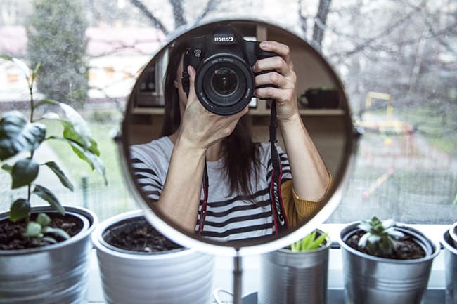 selfie con camara