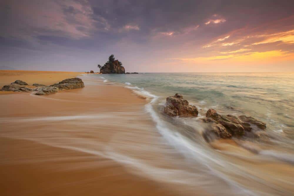 foto de agua sedosa