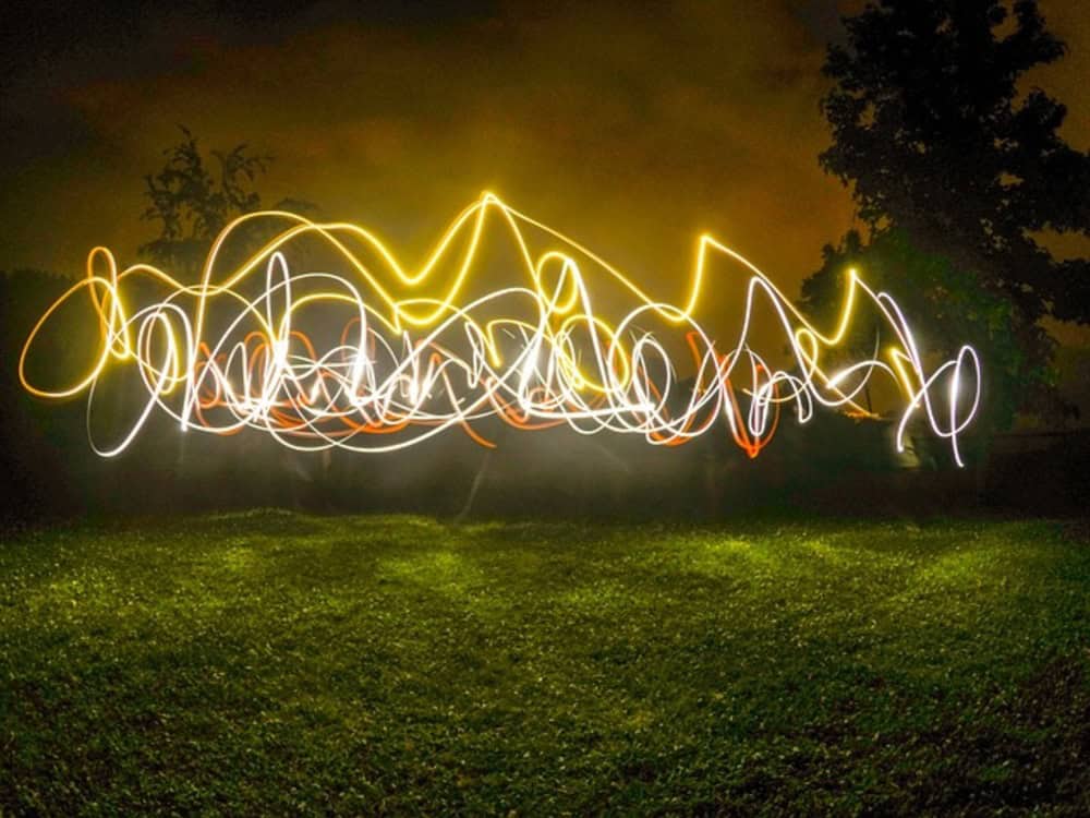 Pintura con luz (light painting)