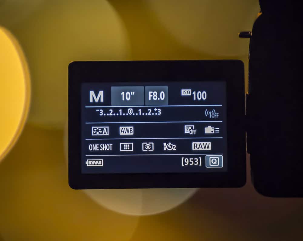 led modo manual dslr